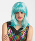 Pruik KATIA - turquoise