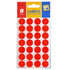 Etiketten rond 16mm - rood - 3vel