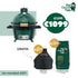 BIG GREEN EGG MiniMax incl. nest+ handv. gratis:houtskool 4kg-hoes   tafelmodel