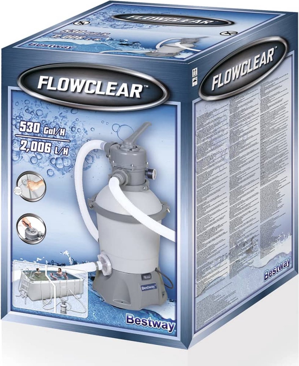 Flowclear zand filter - 530 gal 58397   tu 58397