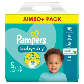 PAMPERS baby dry 5 - Junior 72st.