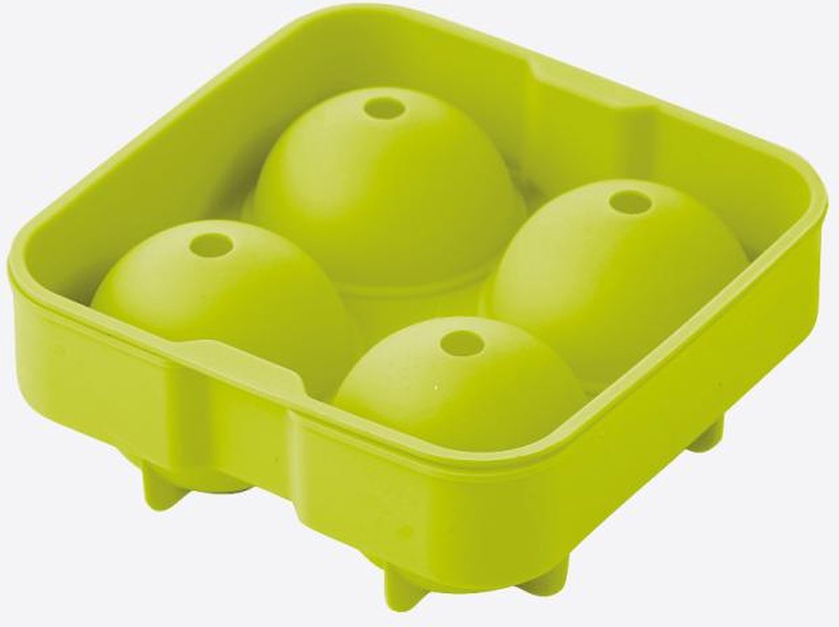 POINT VIRGULE ijsballenvorm 6cm silic. 4x groen