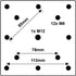PLATINUM Inground base - zwart - ingraaf parasolvoet voor zweefparasols
