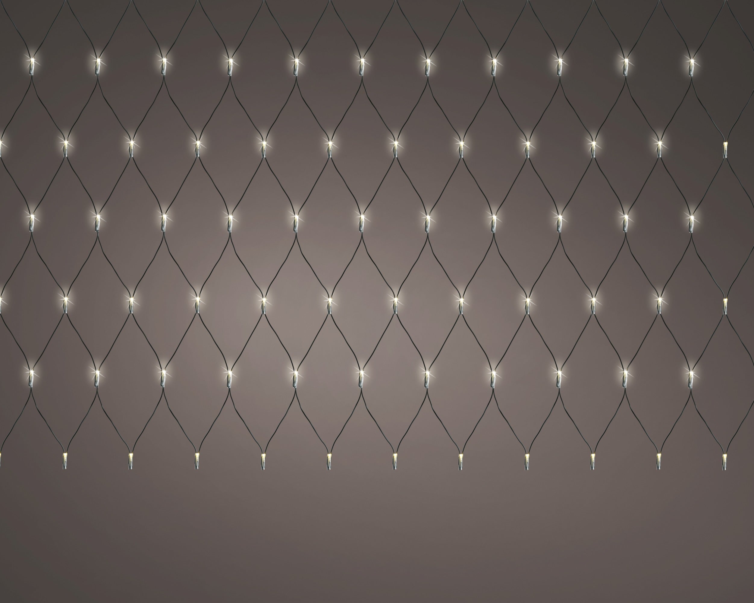 Lumineo LED net 300x300cm 384L - zwart/warm wit  - kerstverlichting