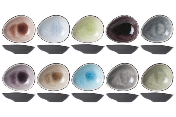 STREETFOOD FESTIVAL- Bord 6.9x5.9cm bowl assortiment prijs per stuk aardewerk