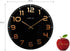 NeXtime CLASSY ROUND wandklok - 30x3.5cm - zwart        TU UC