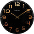 NeXtime CLASSY ROUND wandklok - 30x3.5cm - zwart        TU UC