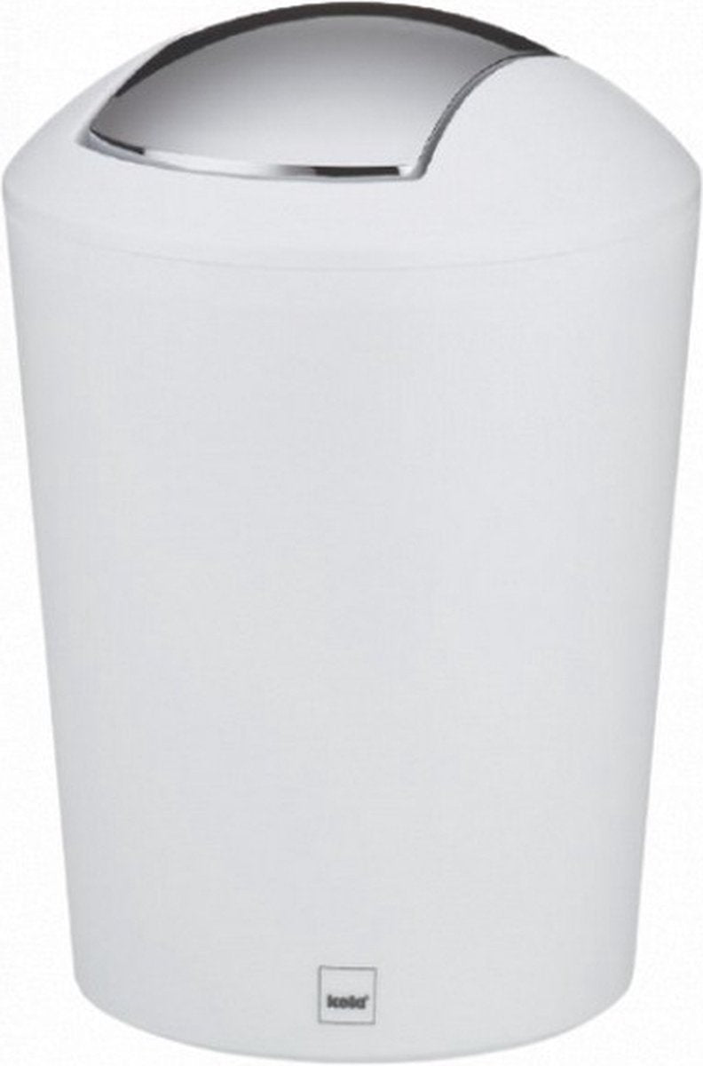 KELA Marta cosmetica vuilbakje - 1.7L 15x21cm - wit