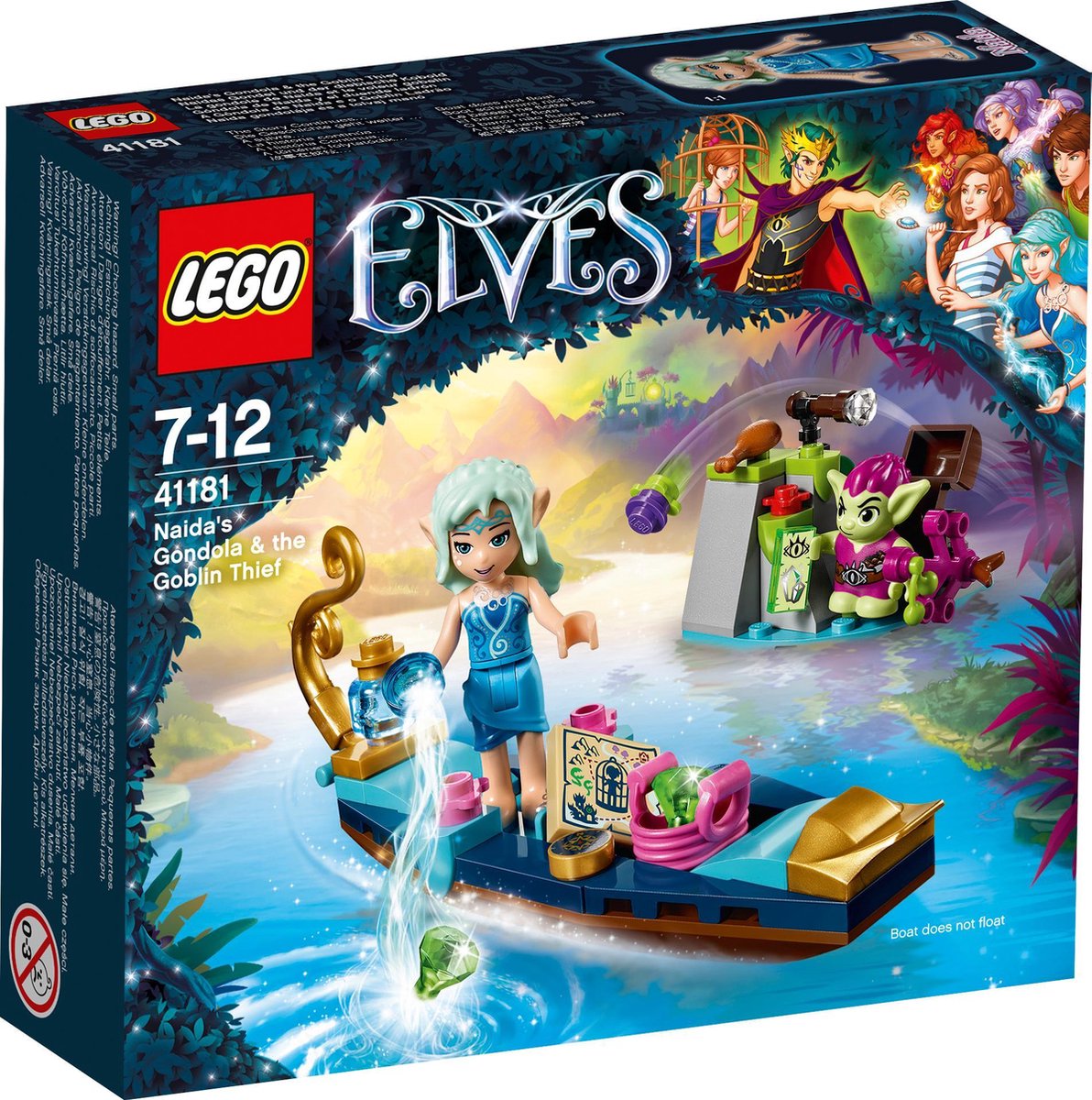 LEGO Elves 41181 Naida's gondel & goblin dief    tu uc