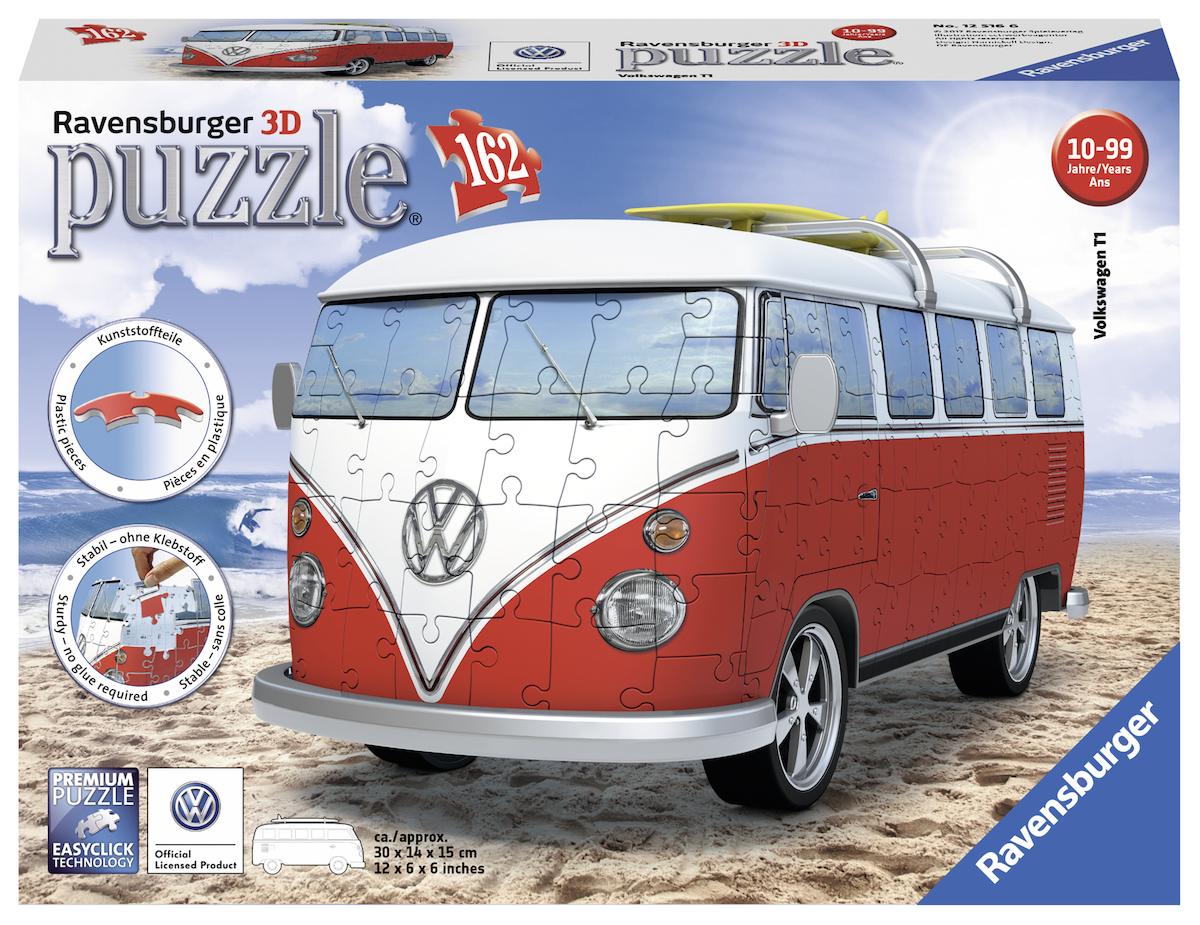 RAVENSBURGER Puzzel 3D - Volkswagen Bull T1                 840755