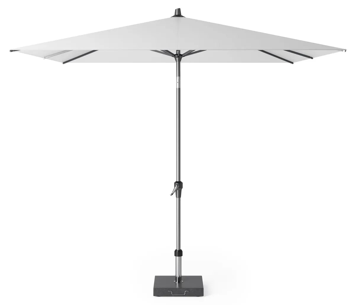 Platinum RIVA parasol - 2.5x2.5m - wit/ antra  excl. voet