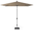 Platinum RIVA parasol - 2.5x2.5m - taupe / antra excl. voet