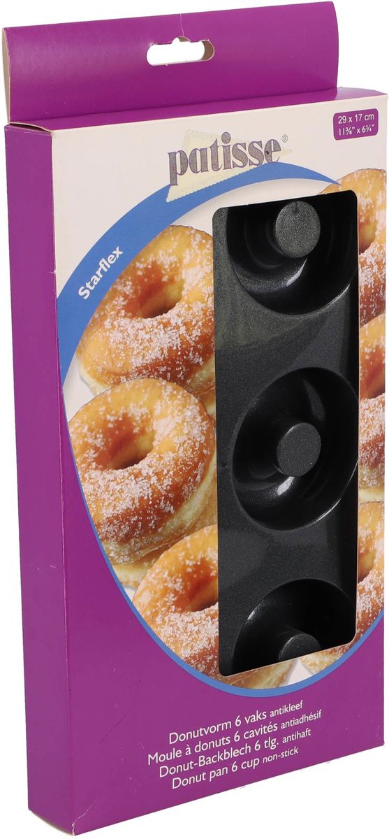 PATISSE donutvorm silicone voor 6 donuts