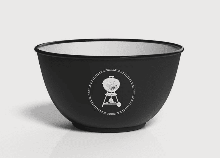 WEBER BOWL - schaal, geëmailleerd TU UC