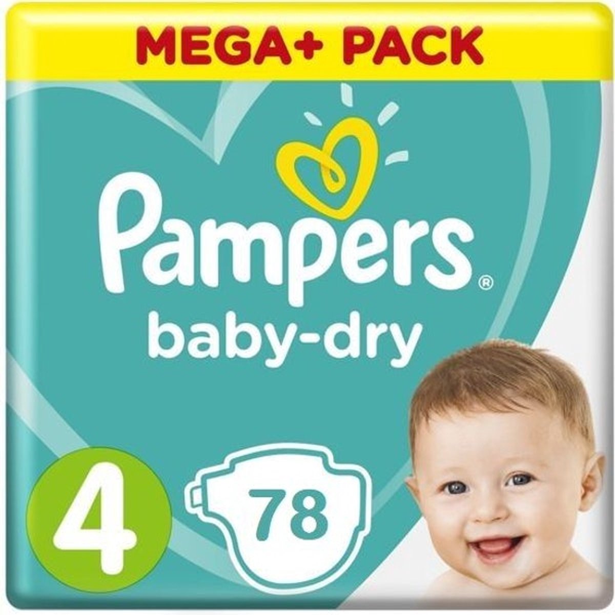 PAMPERS Baby Dry 4 - 78st.