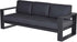 CUBE Bank 3-zits - carbon/ reflex black 230x85cm