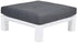 CUBE Lounge tafel - 100x100x50cm - wit mat/ reflex black    TU UC