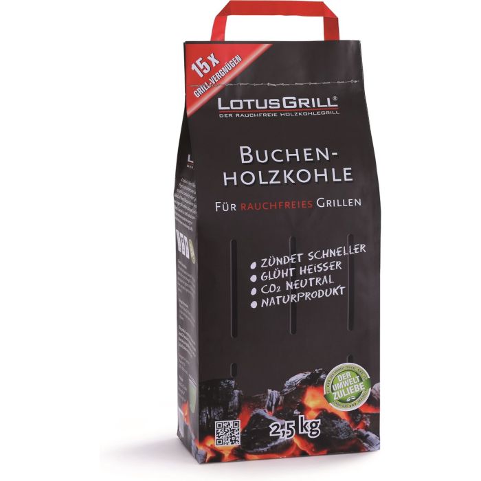 LOTUSGRILL houtskool beuk - 2.5kg LK2500