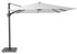 CHALLENGER T2 parasol 3x3m - wit/ antraciet excl. voet