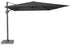 CHALLENGER T1 Premium parasol - 4x3m - faded black/ antraciet excl. voet