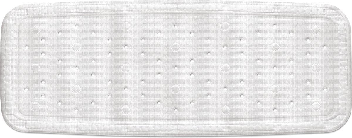 KELA Kreta badmat - 36x92cm - wit anti slip
