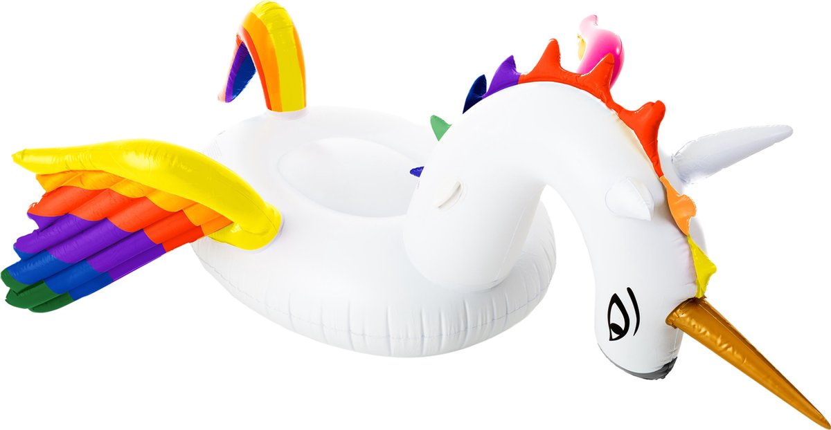 Giant pegasus - luchtmatras mega ride-on 250x200x120cm - opblaasfiguur