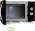 DOMO microgolfoven 30L - zwart 900w met ontdooifunctie afm HxBxD 37x58x48cm