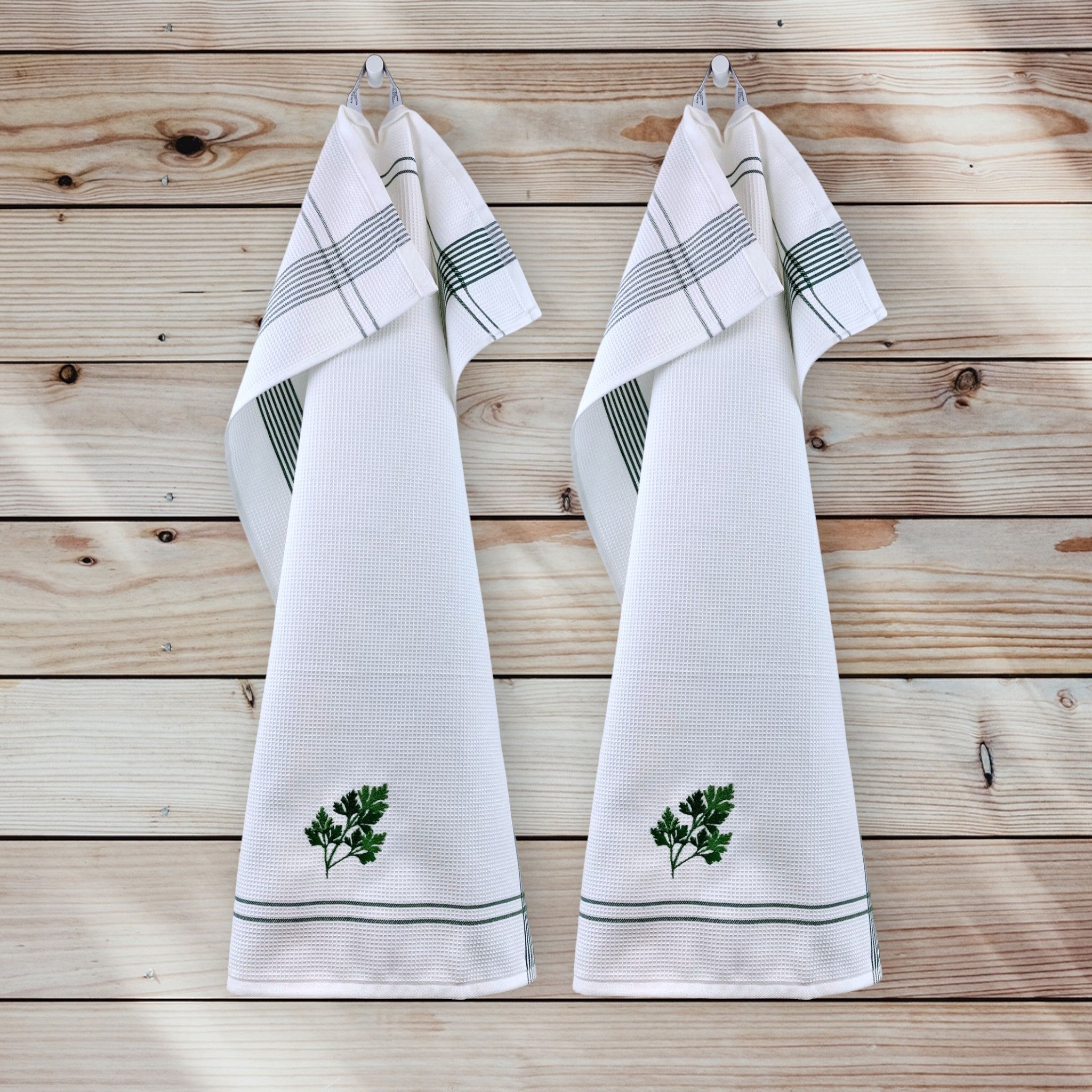Theedoek 50x70cm - wafel piqu�e parsley