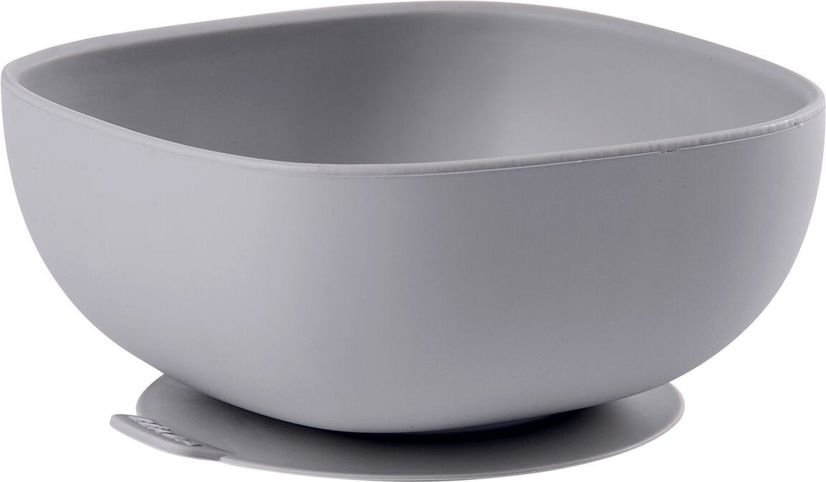 BEABA Bowl m/ zuignap sil.- grijs