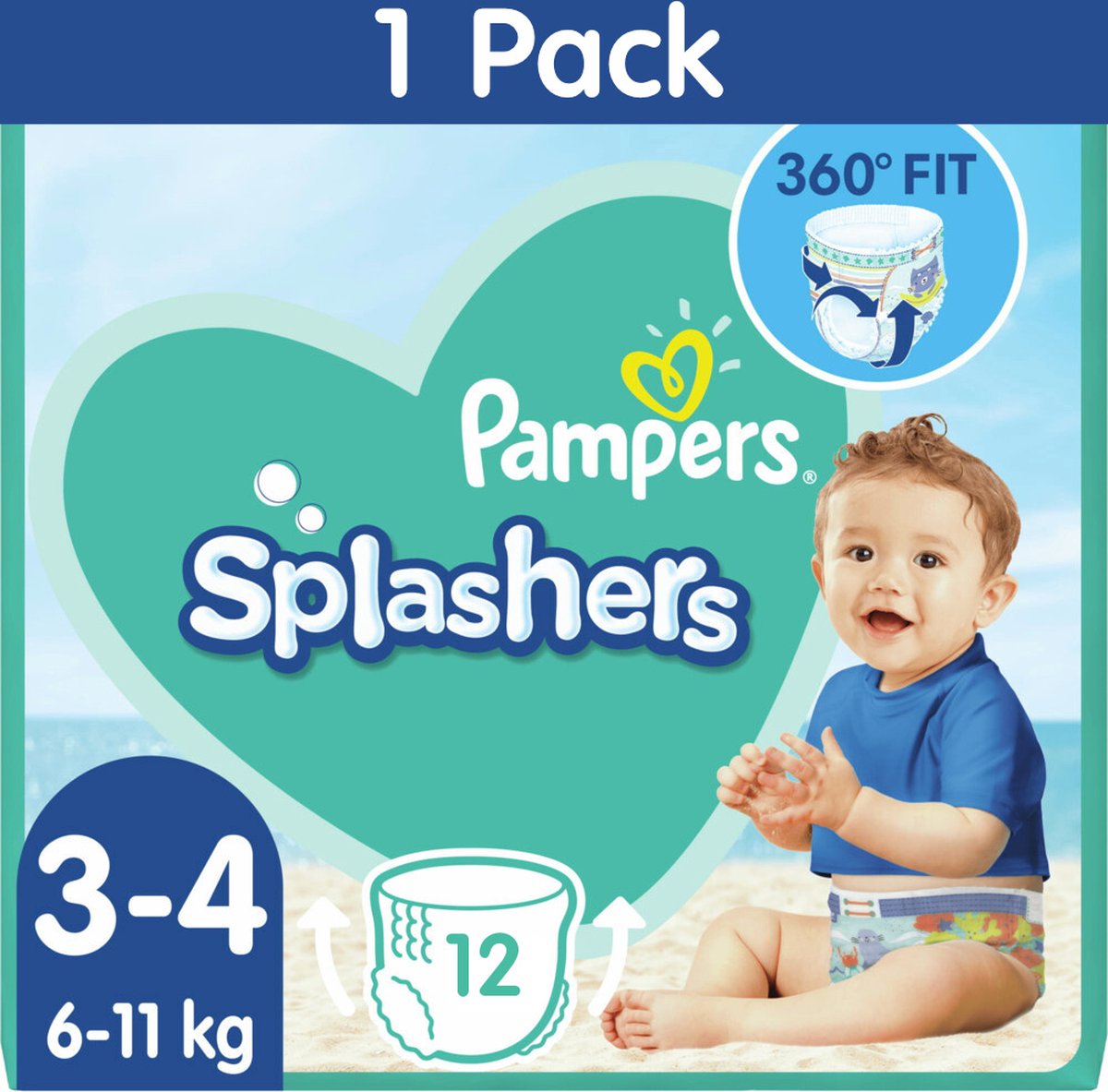 PAMPERS Splashers 3 - 12st.