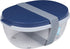 MEPAL Ellipse saladbox - denim nordic Ovaal -           TU UC
