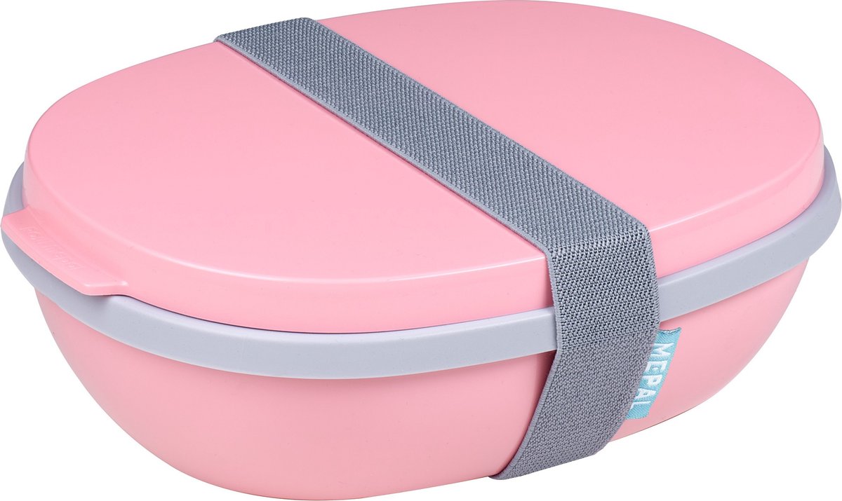 MEPAL Ellipse duo lunchbox - pink nordic Ovaal - TU UC