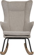 QUAX Rocking chair schommelstoel volwass ene - deluxe - sand grey