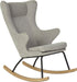 QUAX Rocking chair schommelstoel volwass ene - deluxe - sand grey