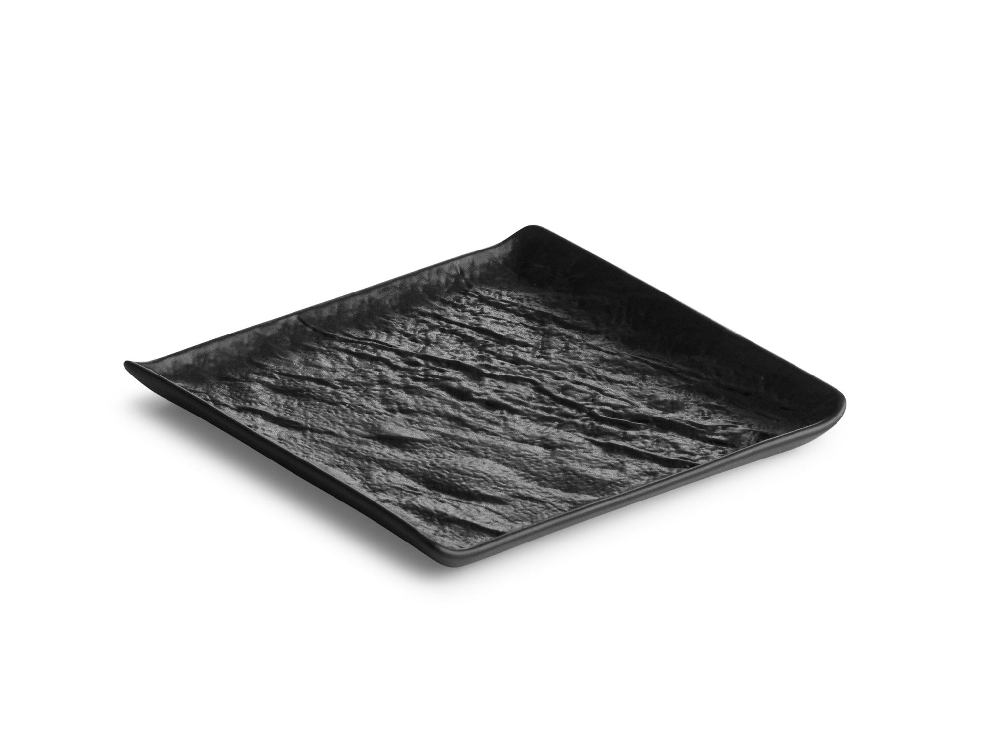 CHIC Livelli zwart-Serveerschaal 15x15cm TU LU