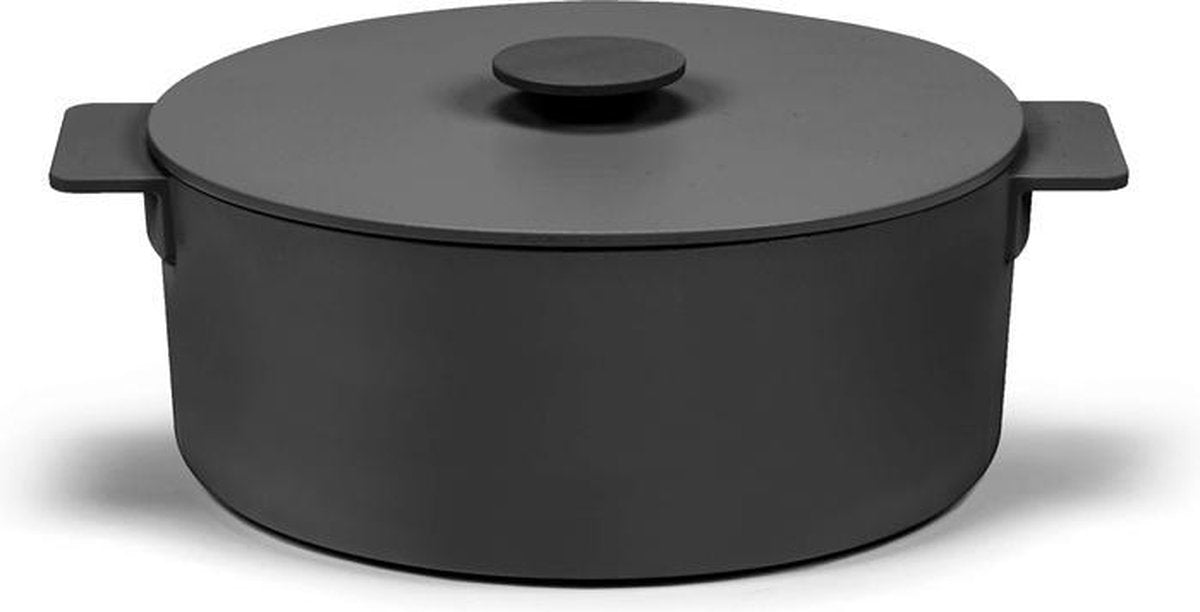 SERGIO HERMAN Surface- Kookpot 29cm 5.5L - zwart   TU LU