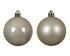 Kerstballen kunststof glans/mat mix 4cm - parel 16st.