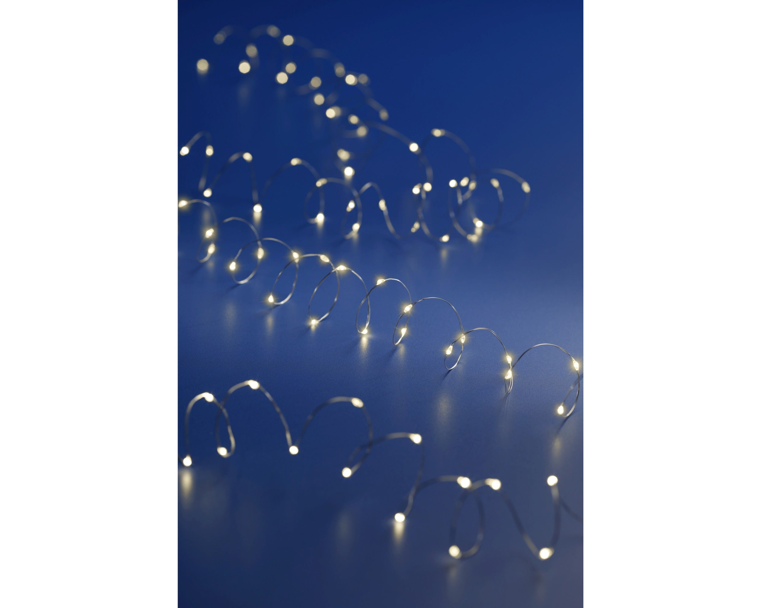 Lumineo LED stringlight binnen 495cm 100L - warm wit - indoor kerstverlichting