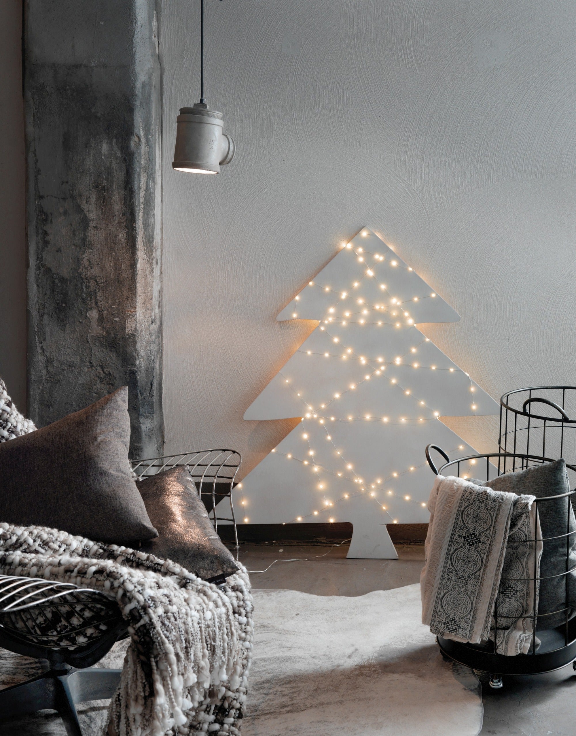 Lumineo micro LED stringlights 895cm 180L - zilver/warm wit - kerstverlichting