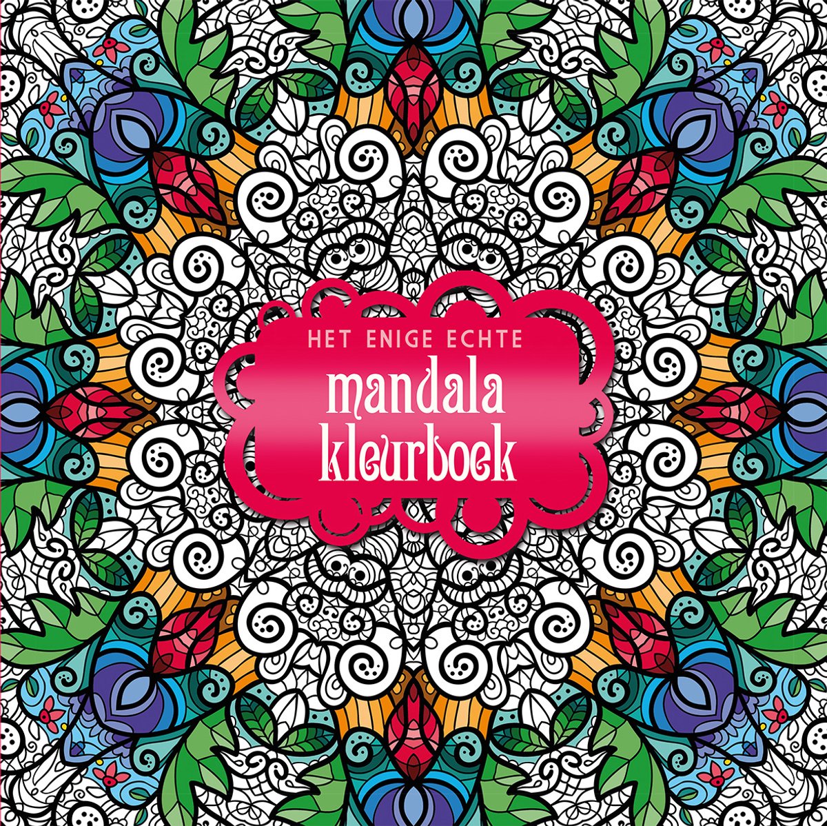 Enige echte mandala kleurboek BBNC