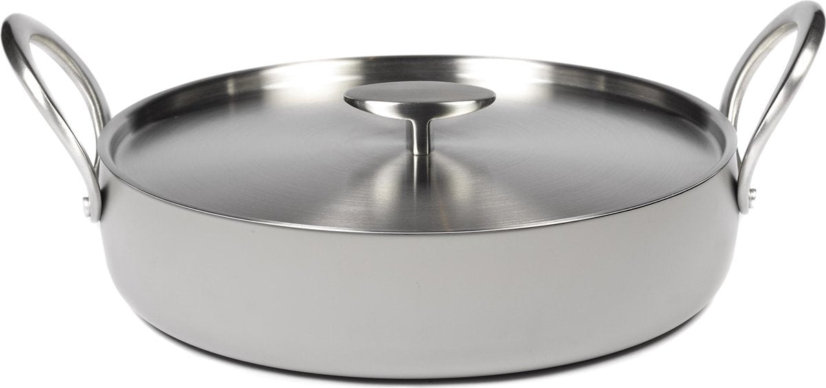 PASCALE NAESSENS Pure - Kookpot 28cm - forged alu stone grey  TU LU/UC