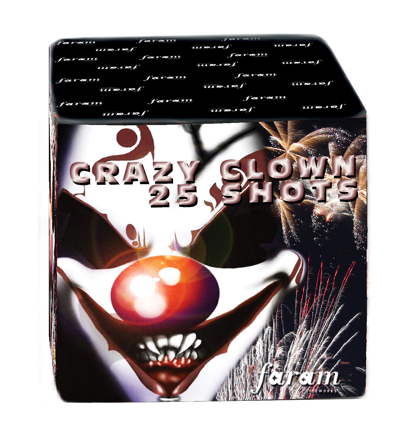 Vuurwerk Crazy Clown - 25 shots - 480g F2 37sec