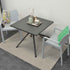 GARDEN IMPRESSIONS - RIMINI tafel - 80x80cm - carbon black tuintafel ideaal voor op balkon  tu lu