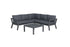 COLORADO lounge set 3dlg - carbon black/ reflex black HOEKSALON Trendy  TULU