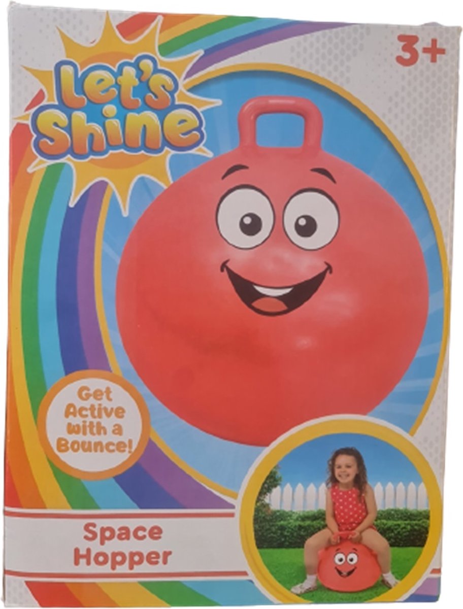 PLAYFUN skippy ball 45cm - smile 10071398 tu