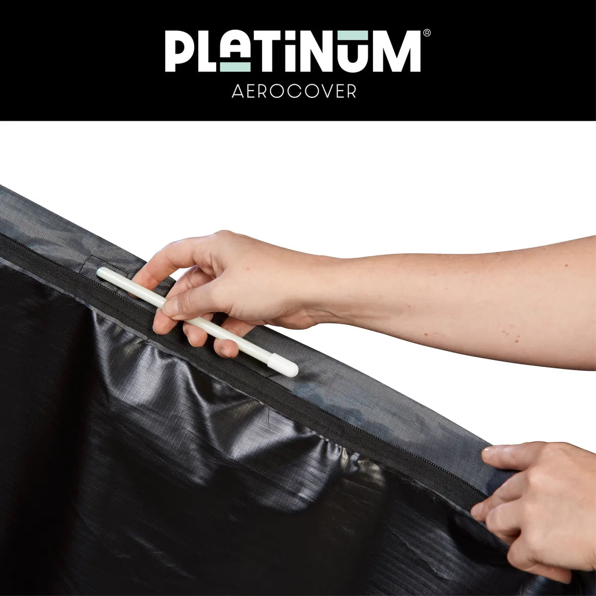 AEROCOVER Parasol hoes - free-arm H292x60/65 0/65cm - antraciet