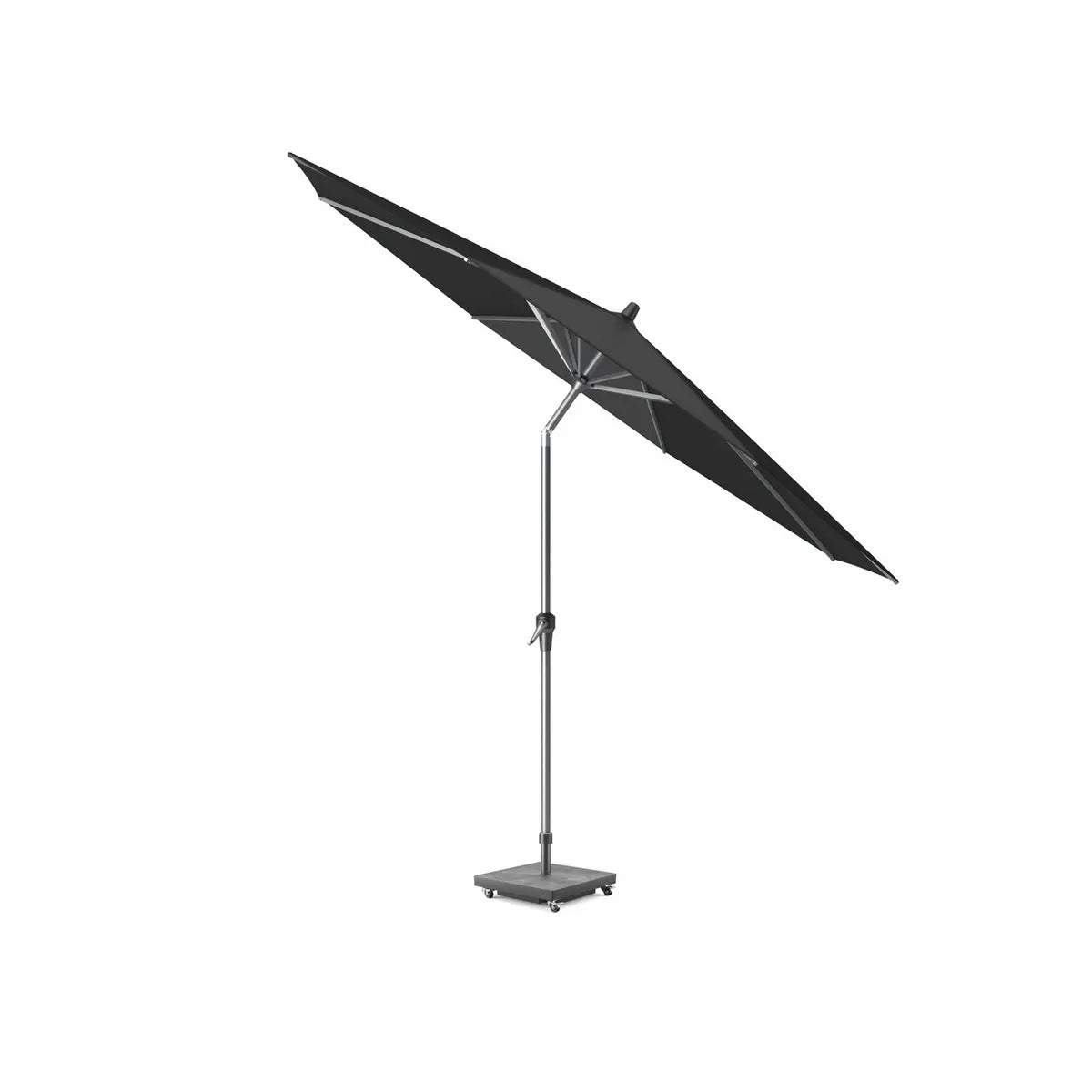 Platinum RIVA premium parasol 3m - faded black/ antraciet mast excl. voet