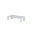 GARDEN IMPRESSIONS - CUBE Lounge tafel - 140x70x40cm - wit mat/ reflex black    TU UC