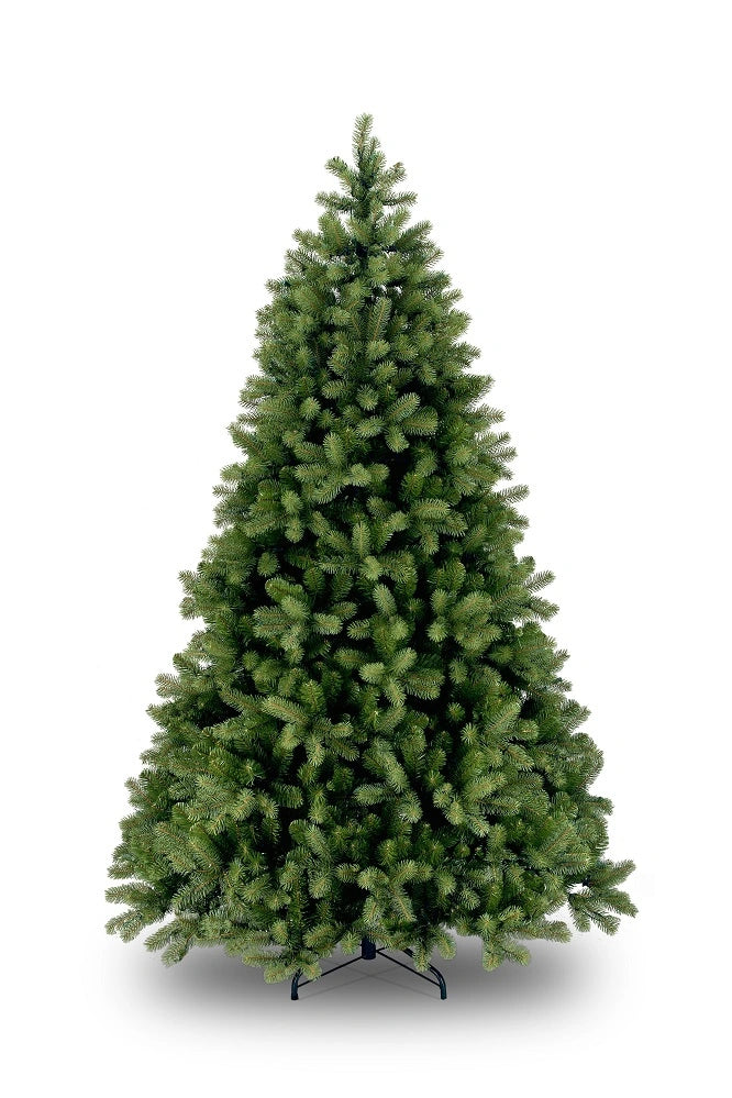 Kerstboom poly Bayberry spruce hinged - h 152cm takken vallen vanzelf open zeer handig