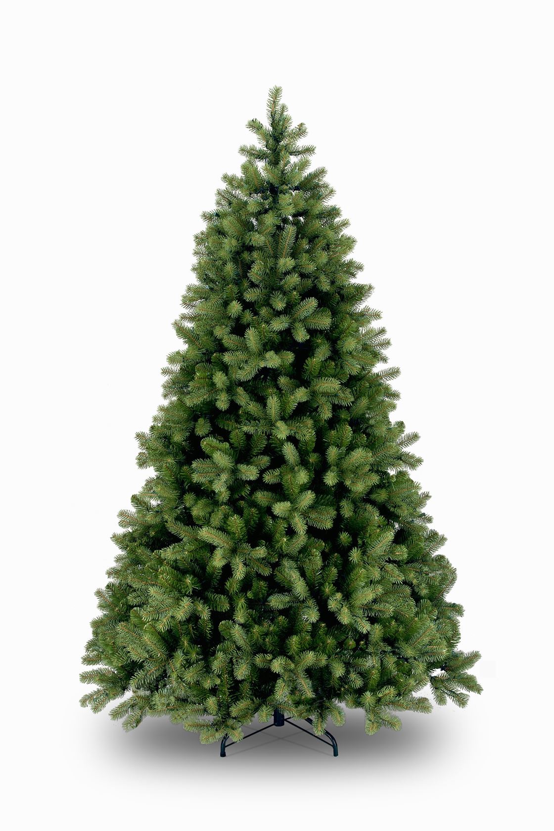 Kerstboom poly Bayberry spruce hinged - h 228cm takken vallen vanzelf open